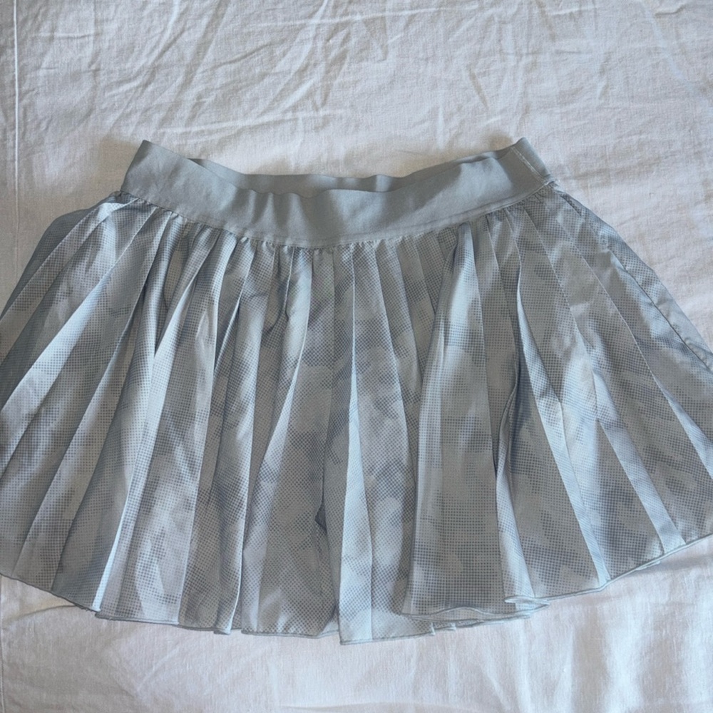 White Pattern Athletic Skort - image 1